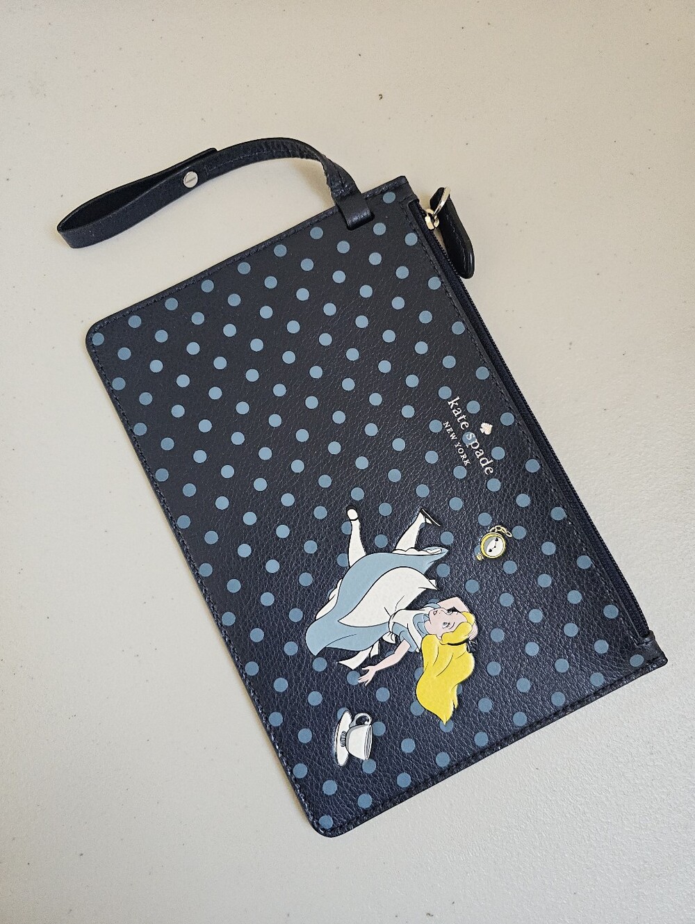 Kate Spade X Disney - Alice in Wonderland Tote Bag & Wristlet Matching Set - Picture 6 of 14